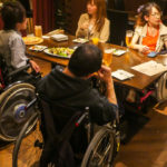 車イスでも座れるテーブル席